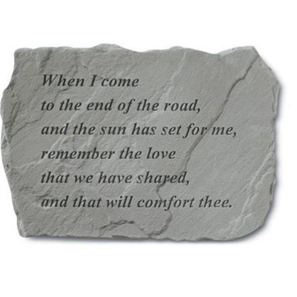 Kay Berry Inc Kay Berry- Inc. 92020 When I Come To The End Of The Road - Memorial - 18 Inches x 13 Inches 92020